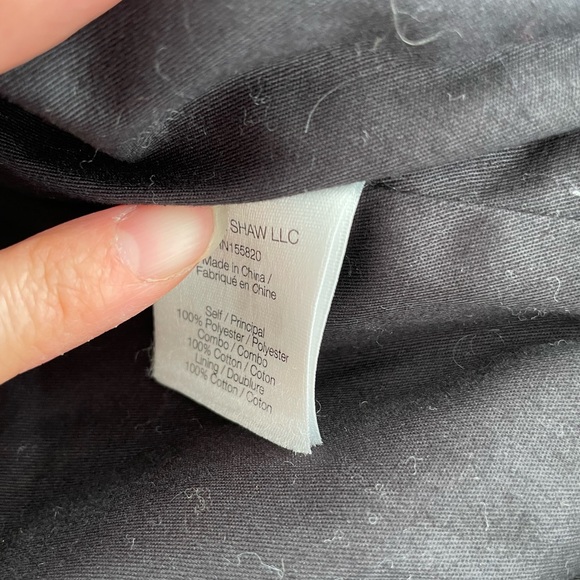 💔 SOLD Veronica Beard POTTER CROPPED DENIM-TRIM SHERPA JACKET IN OATMEAL S - Picture 8 of 8